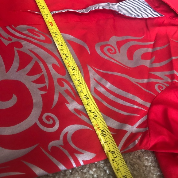 MENS “JEANSIAN” BRAND BUTTON UP LONG SLEEVE FASHION DESIGN SIZE MEDIUM - Picture 7 of 8